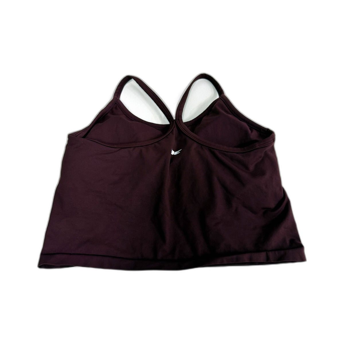 Elite Eleven Womens Padded Sports Bra Burgundy Athletic Support Size L