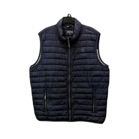 Gazman Mens Puffer Vest Lightweight Quilted Sleeveless Navy Blue Size XL