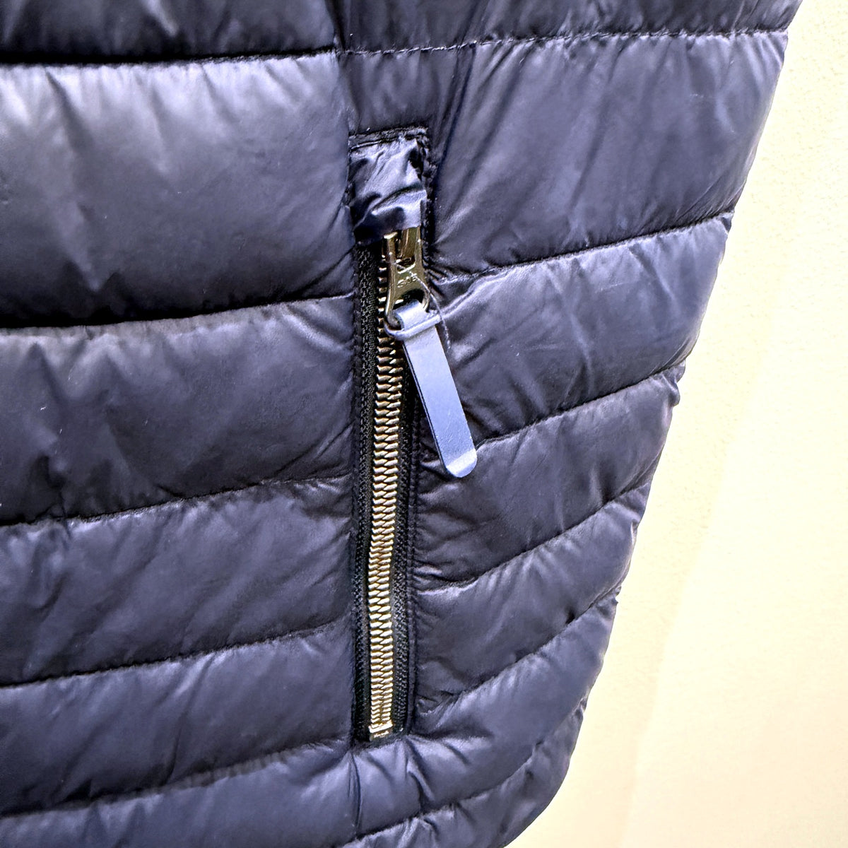 Gazman Mens Puffer Vest Lightweight Quilted Sleeveless Navy Blue Size XL