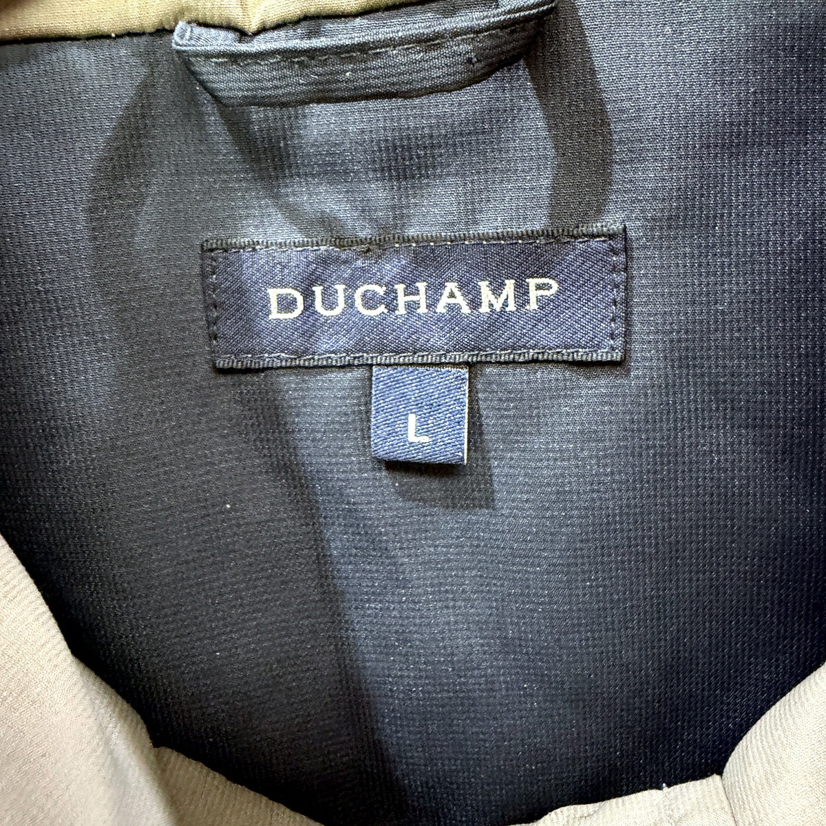 Duchamp Mens Quilted Puffer Vest Sleeveless Navy Blue Size L