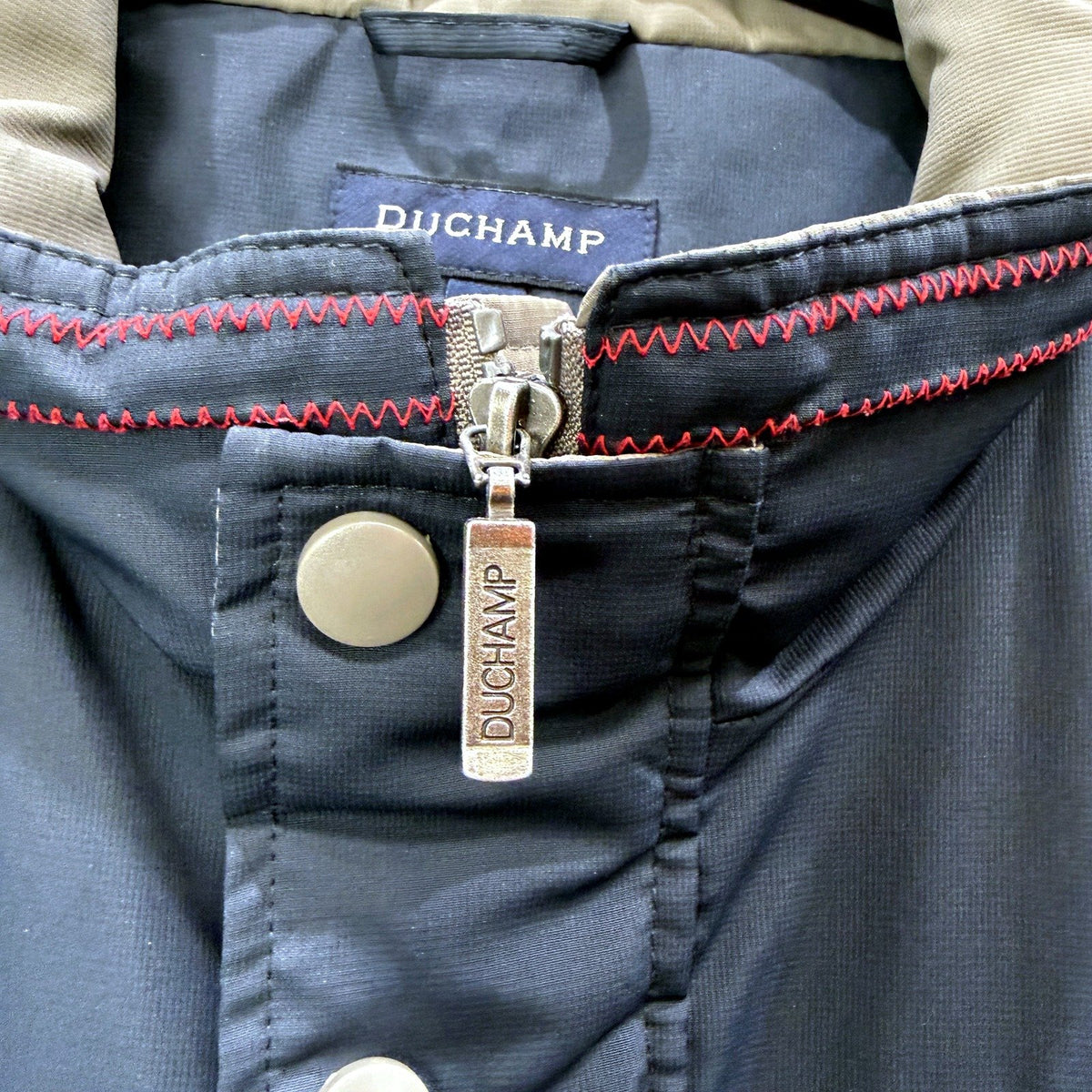 Duchamp Mens Quilted Puffer Vest Sleeveless Navy Blue Size L