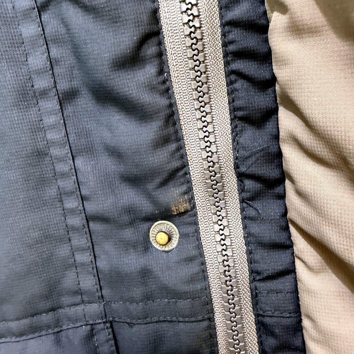 Duchamp Mens Quilted Puffer Vest Sleeveless Navy Blue Size L
