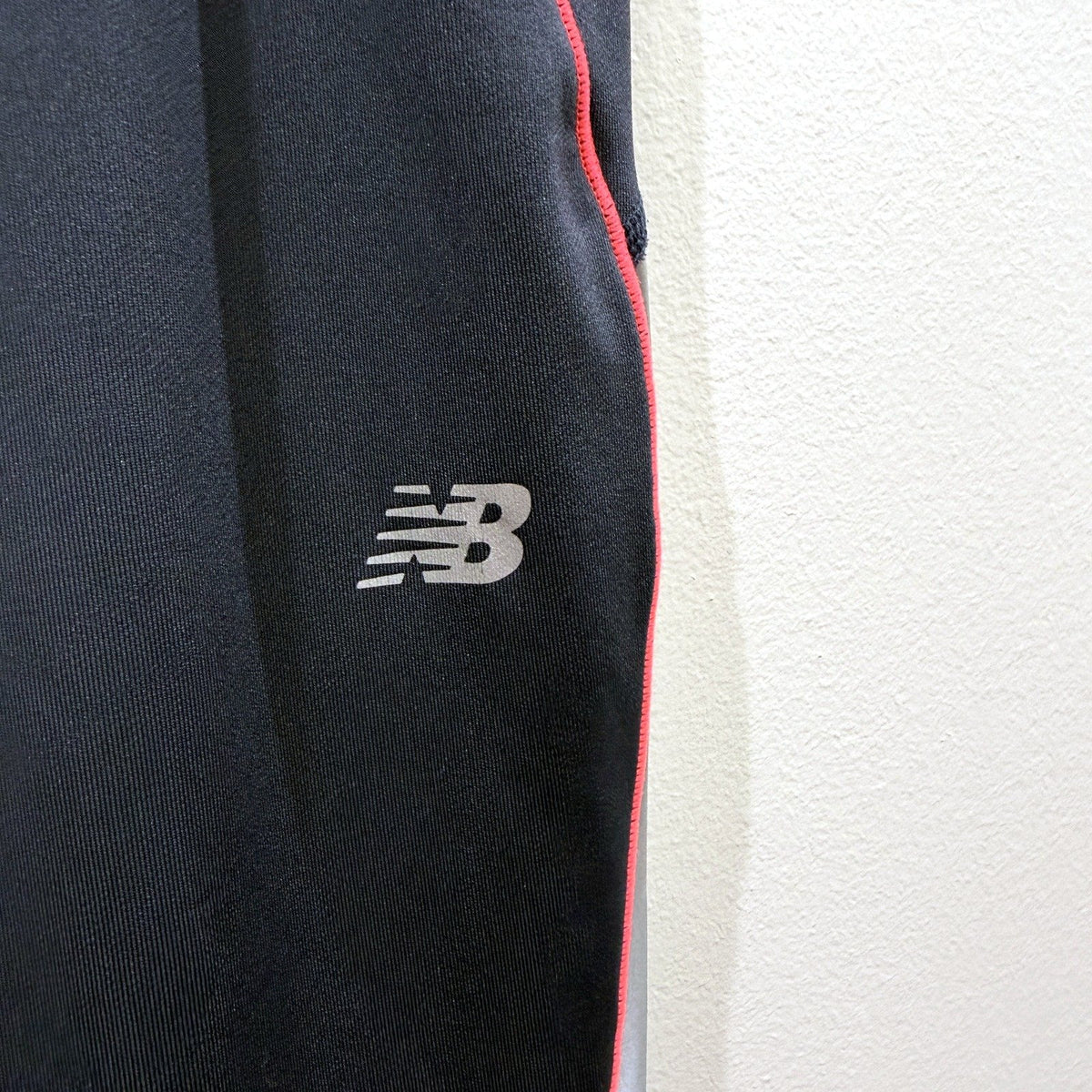 New Balance Womens Athletic Capri Leggings Navy Blue Orange Medium