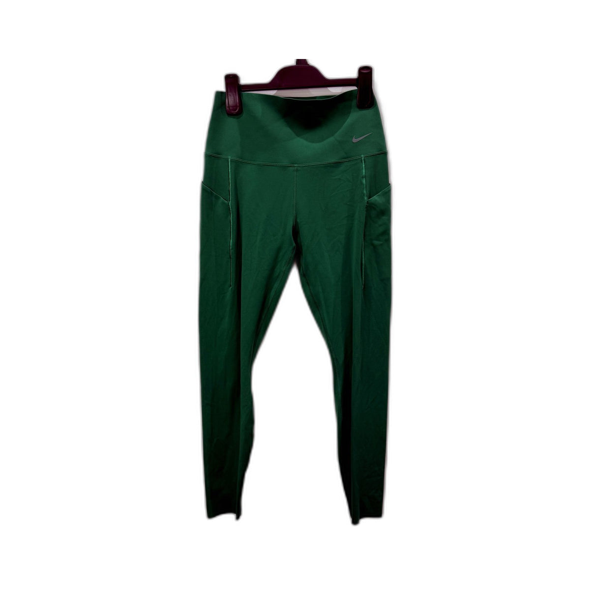 Nike Womens Universa Dri-Fit High Waist Athletic Leggings Green Size M NEW