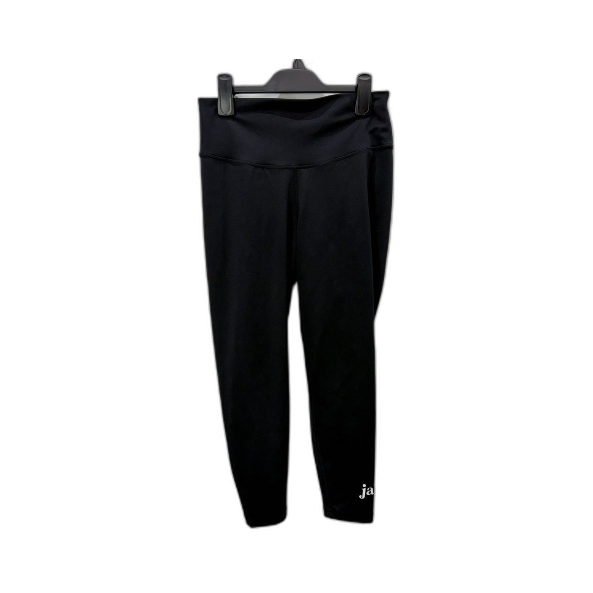 Jaggad Womens Black Capri Leggings Athletic Activewear Size L