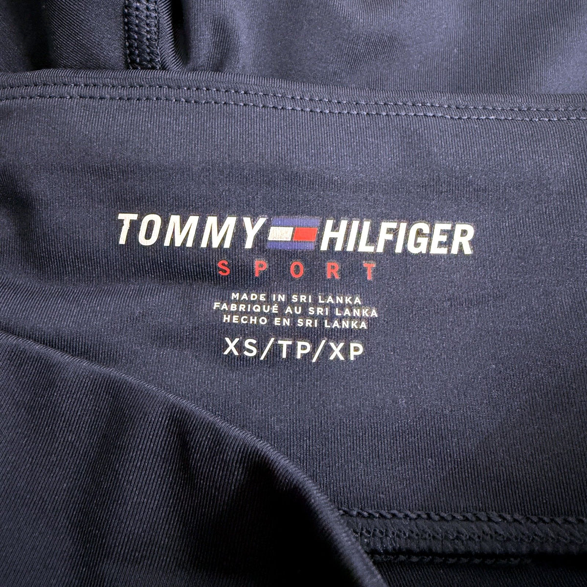 Tommy Hilfiger Sport Womens Multi Color Color Block Athletic Leggings XS NEW