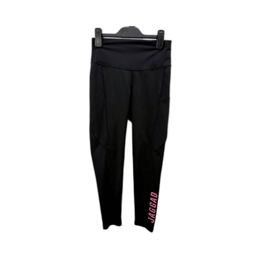JAGGAD Womens High Waist Black Athletic Yoga Leggings by Size S