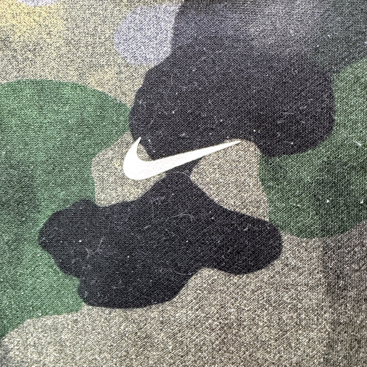 Nike Womens Crop Sweatshirt Camouflage Dri-Fit Athletic Size M