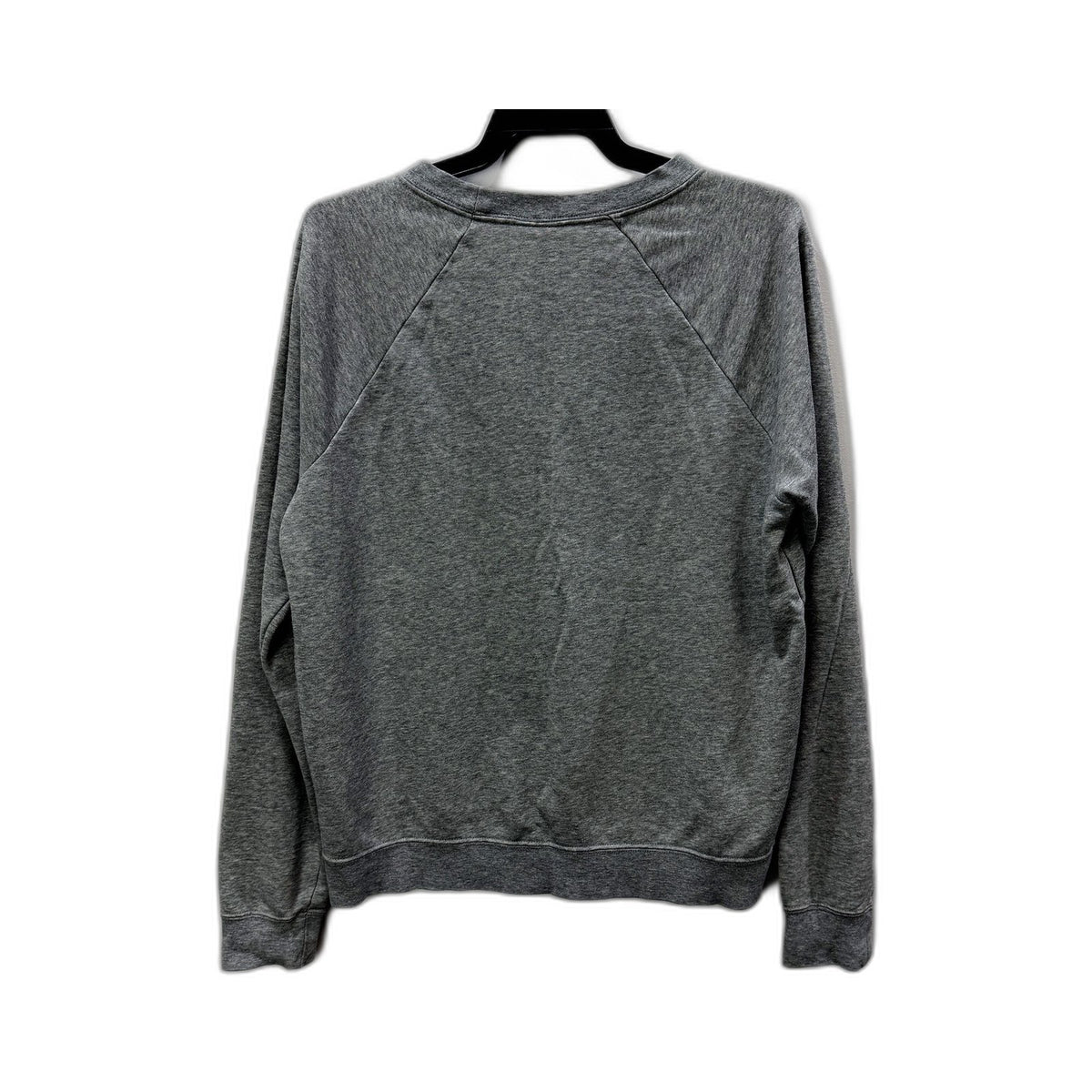 Nike Womens Pullover Sweatshirt Crew Neck Heather Gray Size M