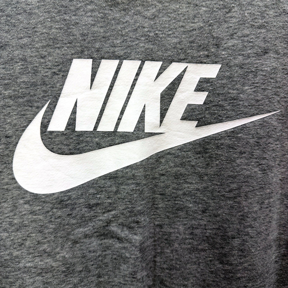 Nike Womens Pullover Sweatshirt Crew Neck Heather Gray Size M