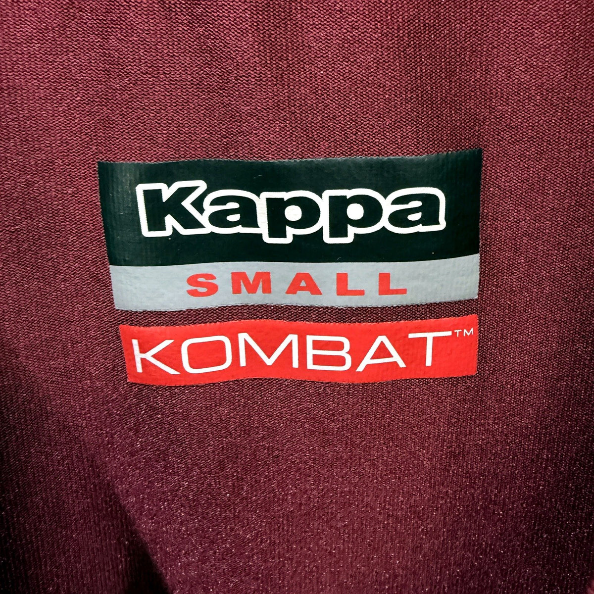 Kappa Womens Kombat Long Sleeve Athletic Shirt Burgundy Small