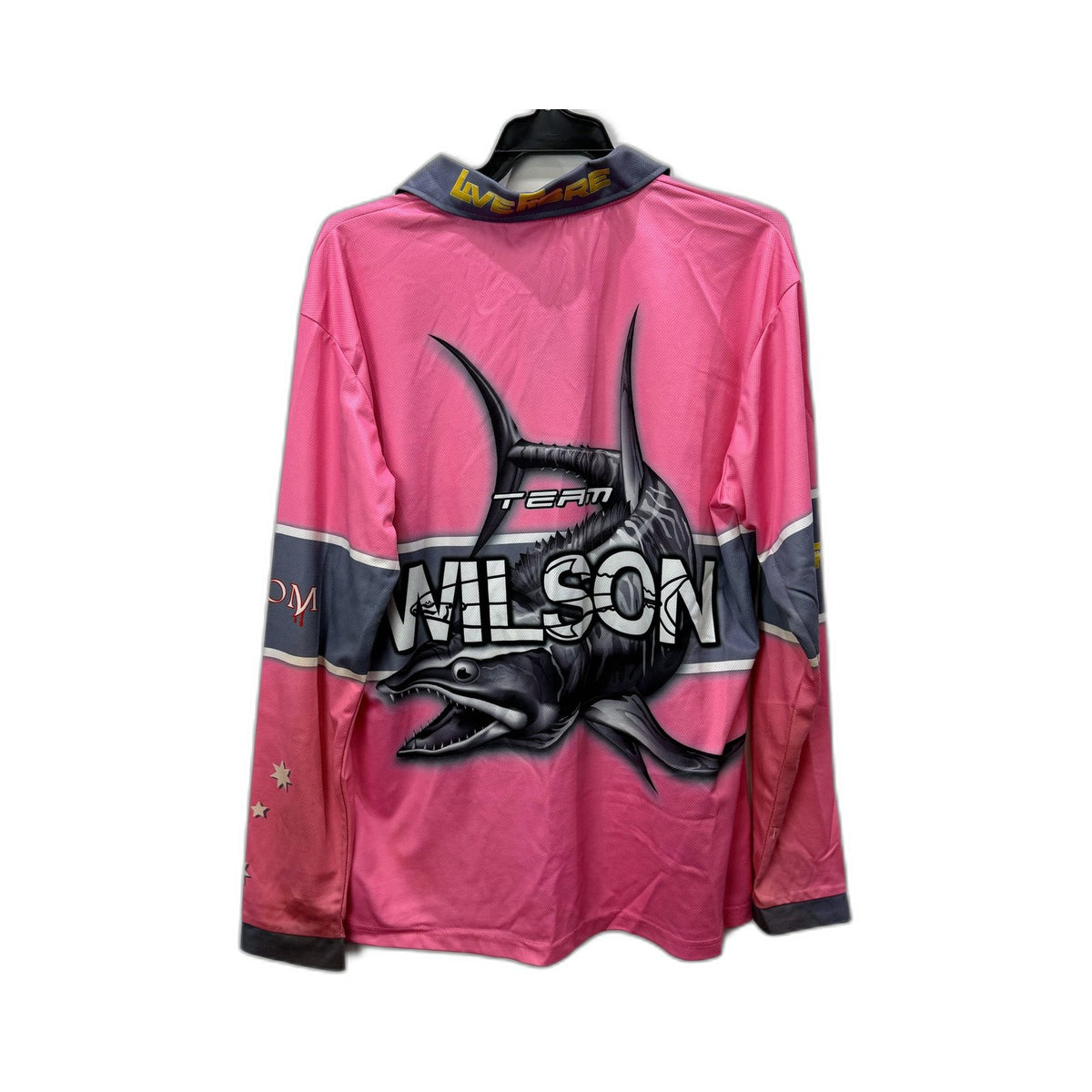 Wilson Womens Long Sleeve Fishing Jersey Hot Pink Size 14