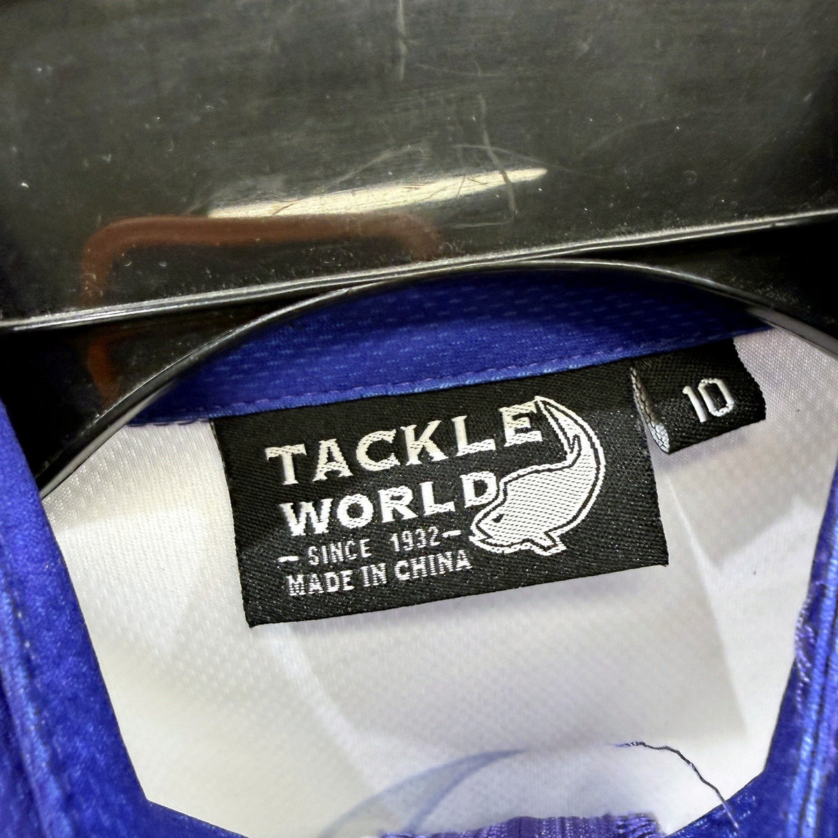 Tackle World Boys Quarter-Zip Pullover Fishing Shirt Multi Color Size 10