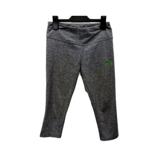 Under Armour Womens Compression Capri Leggings Heather Gray Small