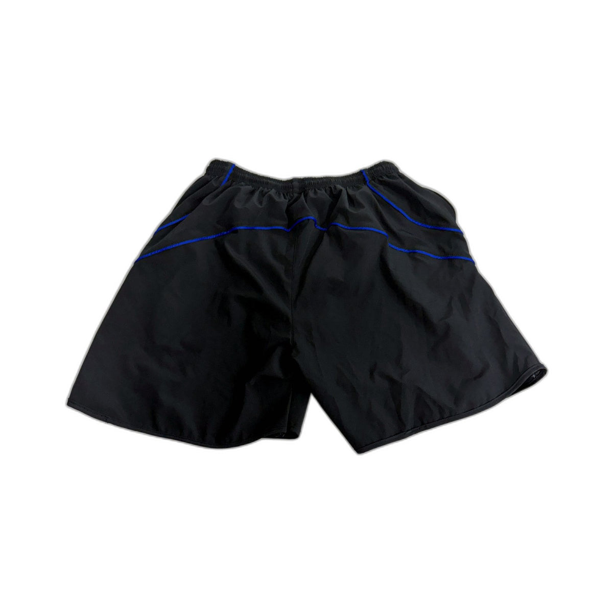 Nike Boys Athletic Shorts Black with Blue Accents XL