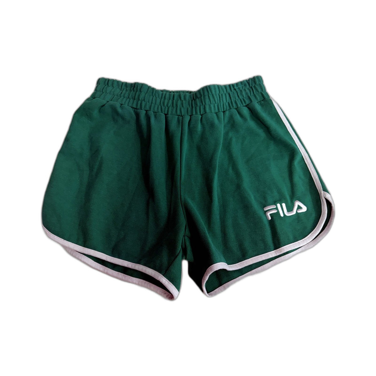 FILA Womens Athletic Shorts Forest Green Vintage Size 10 Breathable