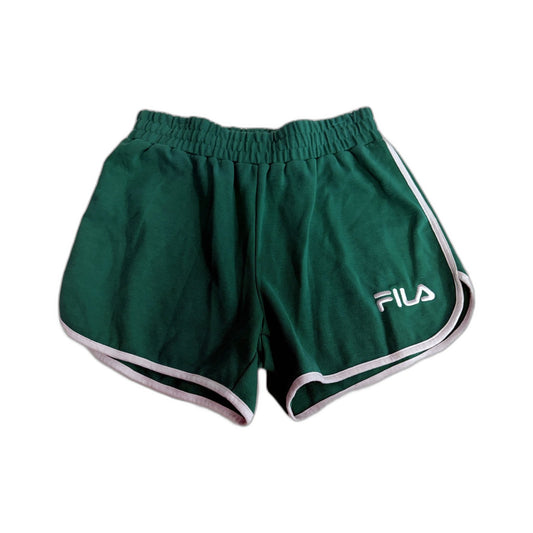 FILA Womens Athletic Shorts Forest Green Vintage Size 10 Breathable