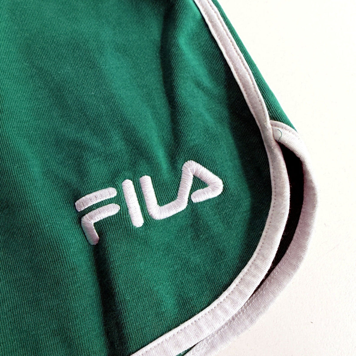 FILA Womens Athletic Shorts Forest Green Vintage Size 10 Breathable