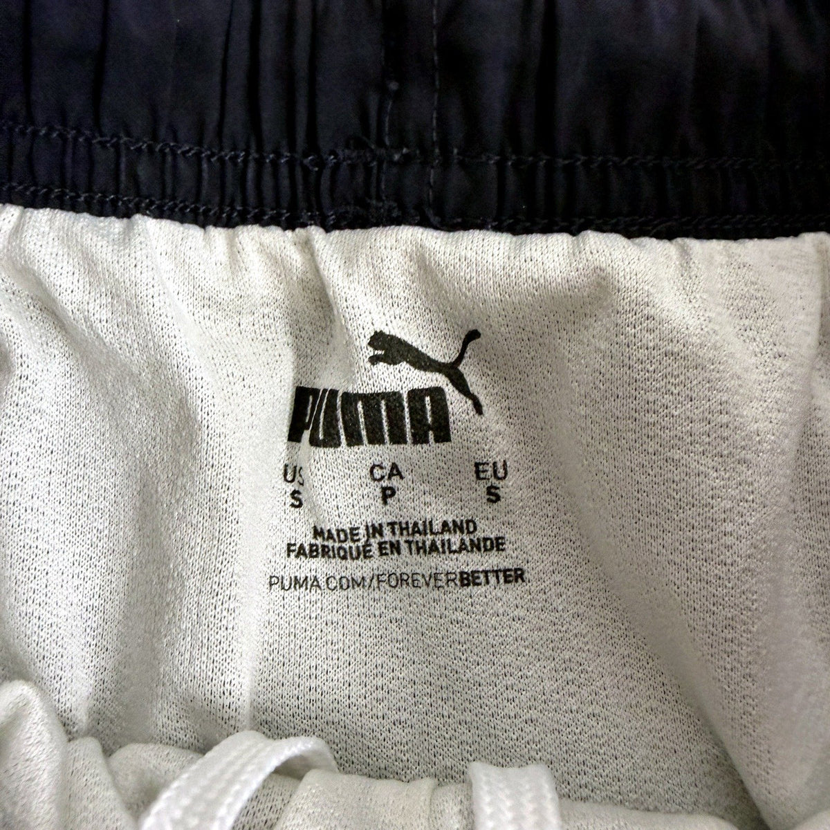 Puma Boys Navy Blue Athletic Shorts Size S Vintage Rugby League 520360