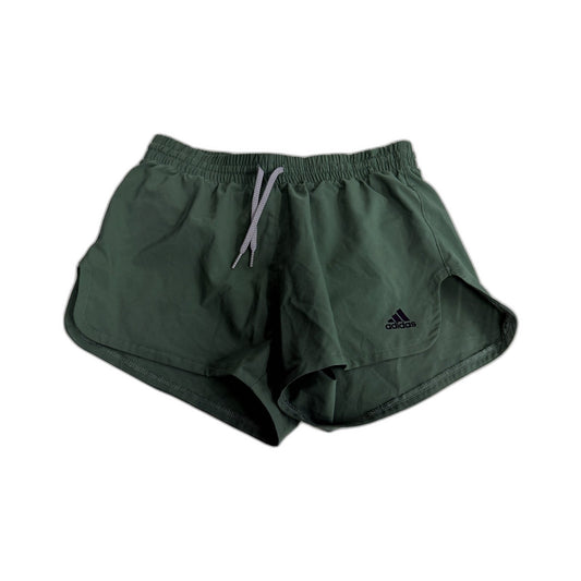 Adidas Womens Athletic Shorts Olive Green Drawstring XS