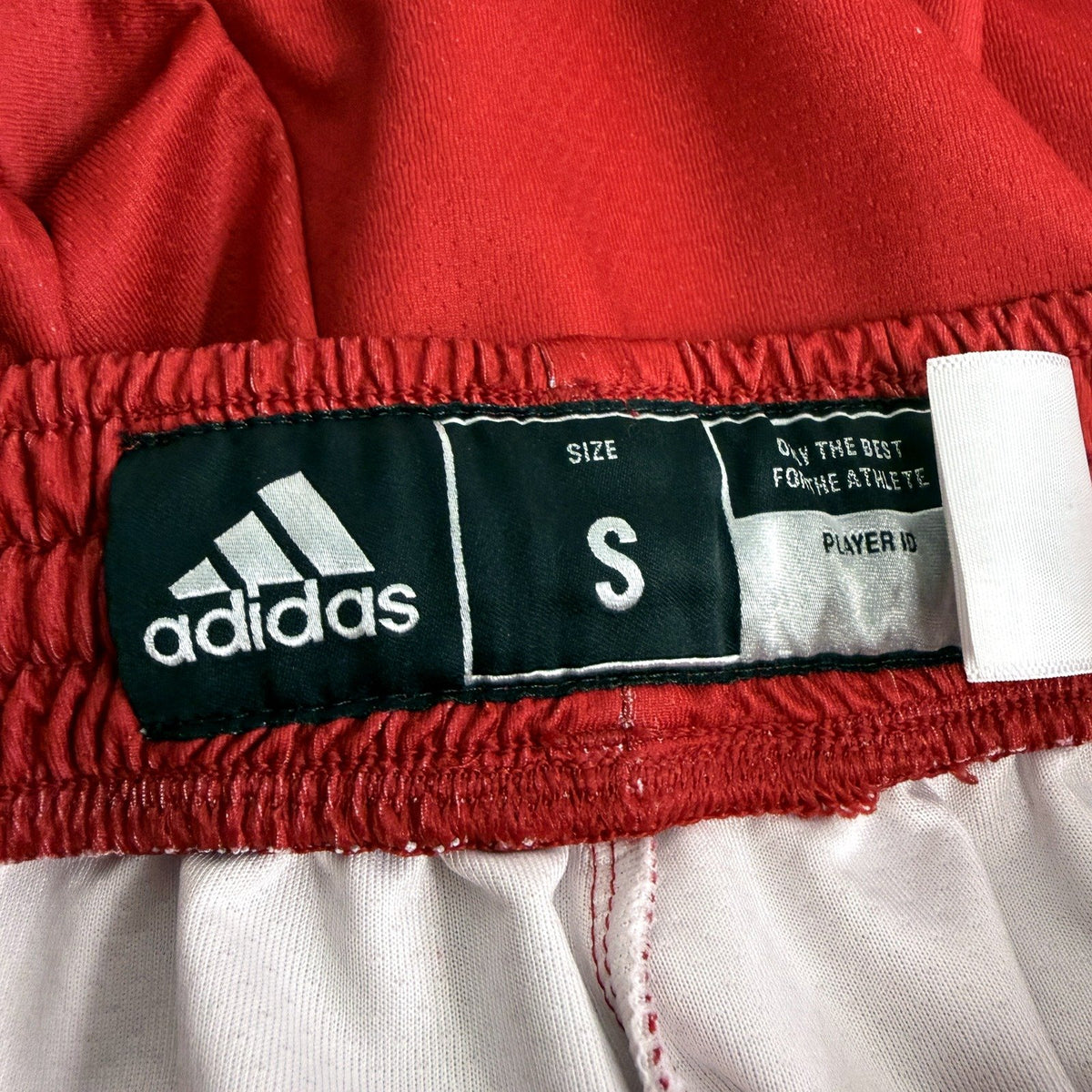 Adidas Mens Red Athletic Shorts Breathable Mesh Lightweight Size S
