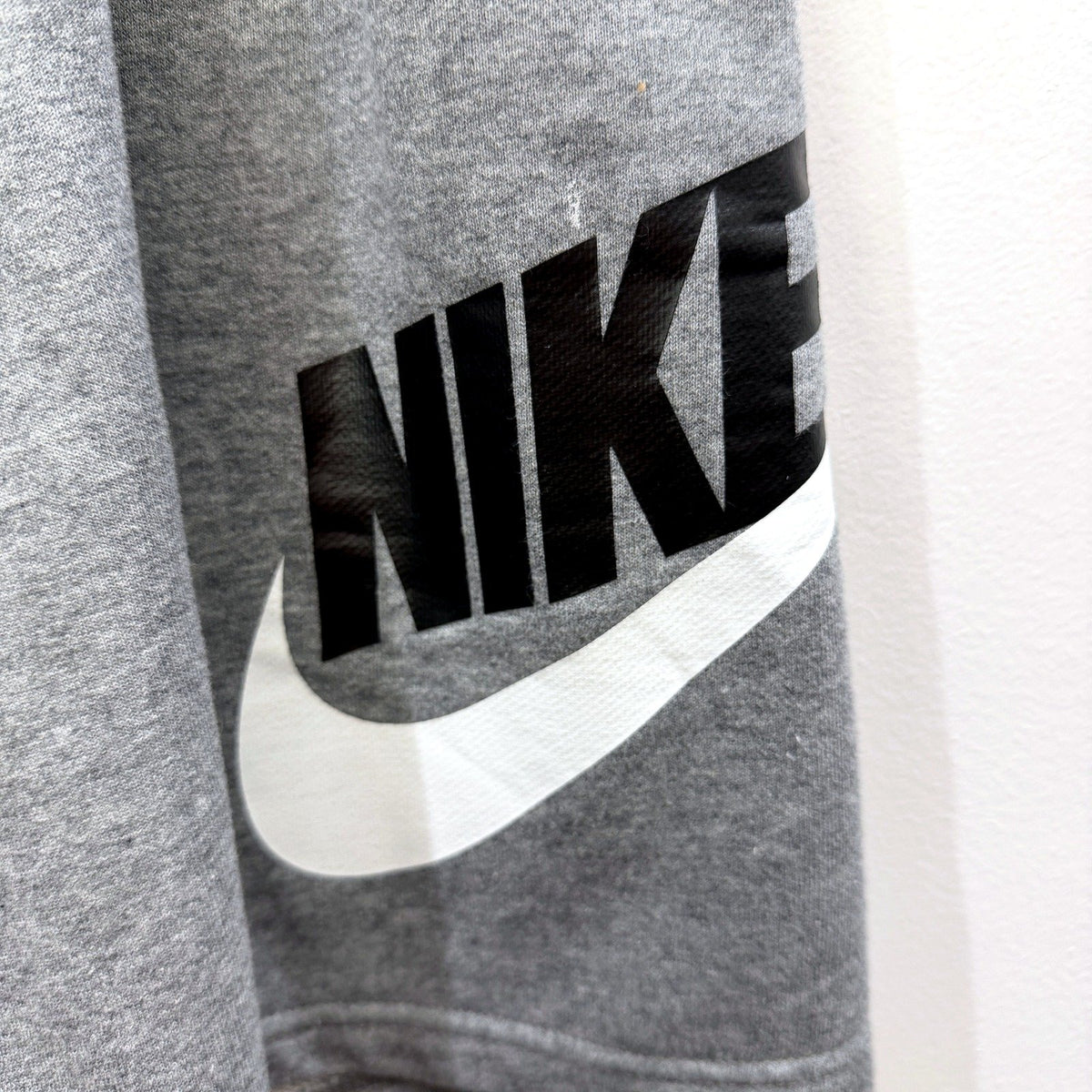 Nike Boys Athletic Shorts Gray Heather Drawstring XL