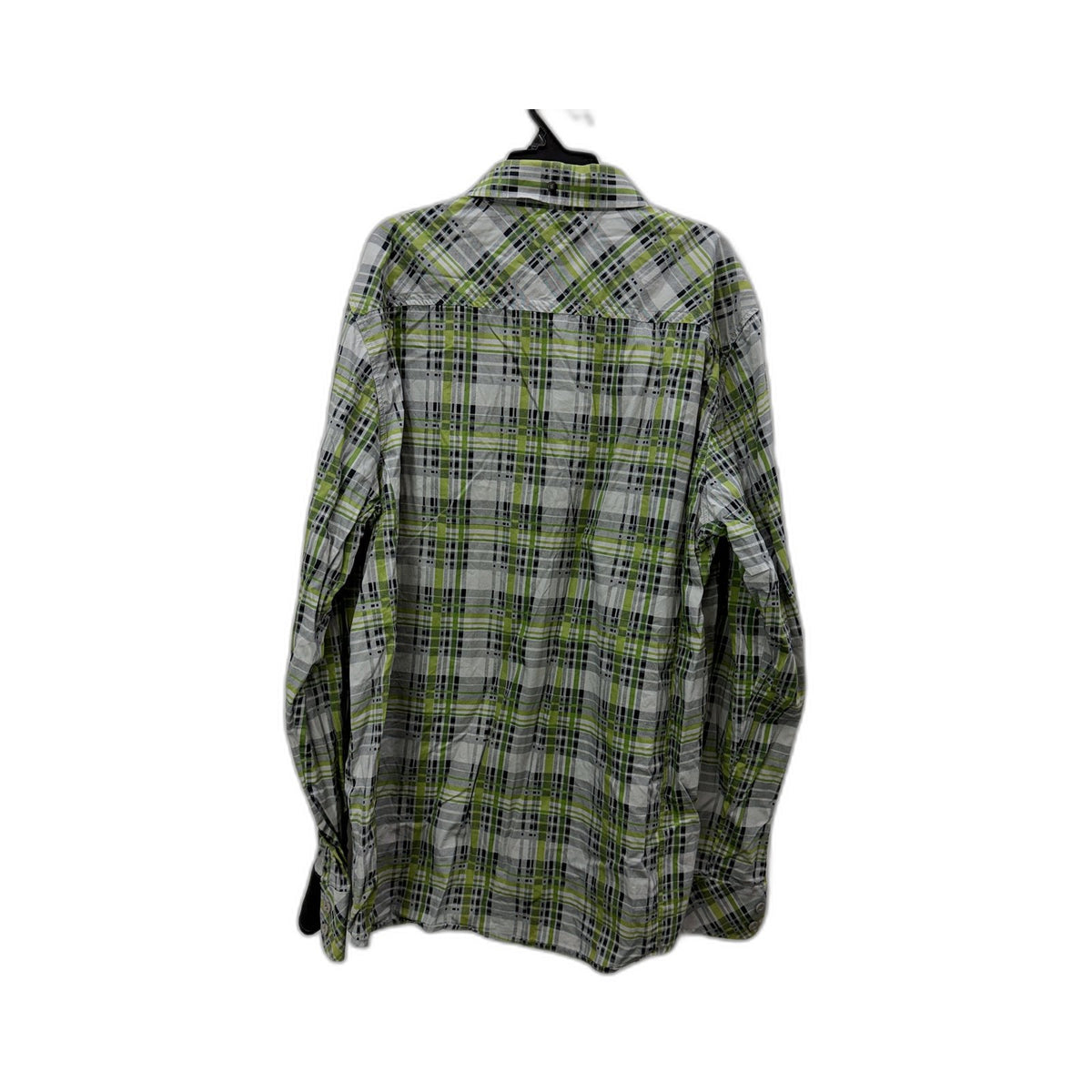 DC Long Sleeve Plaid Button-Up Shirt Mens Multi Color XL