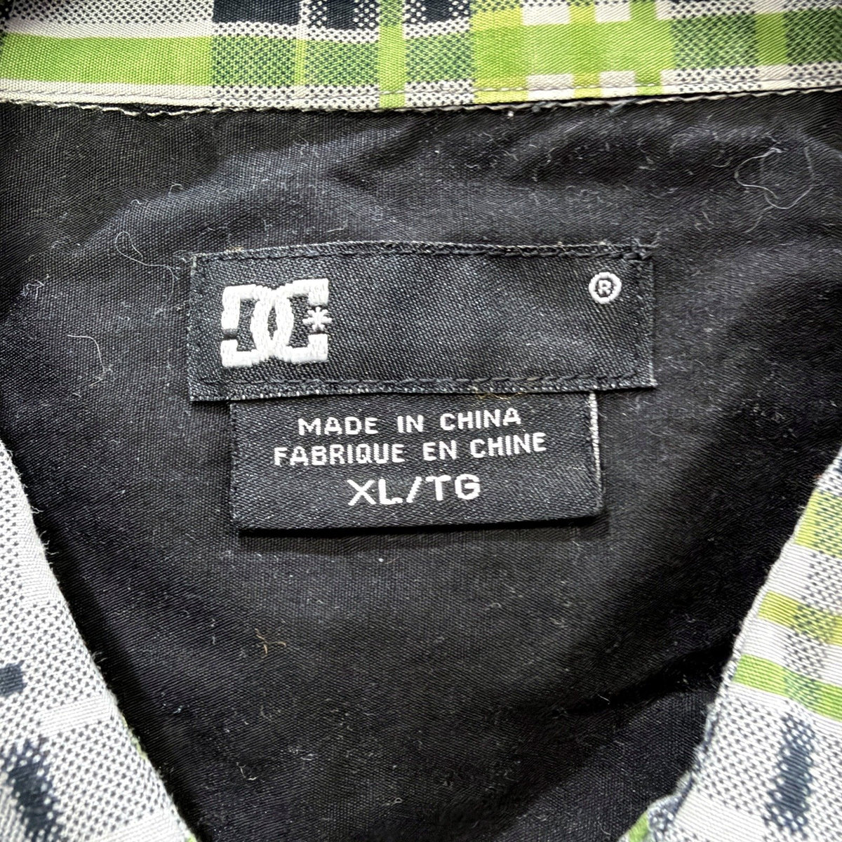 DC Long Sleeve Plaid Button-Up Shirt Mens Multi Color XL
