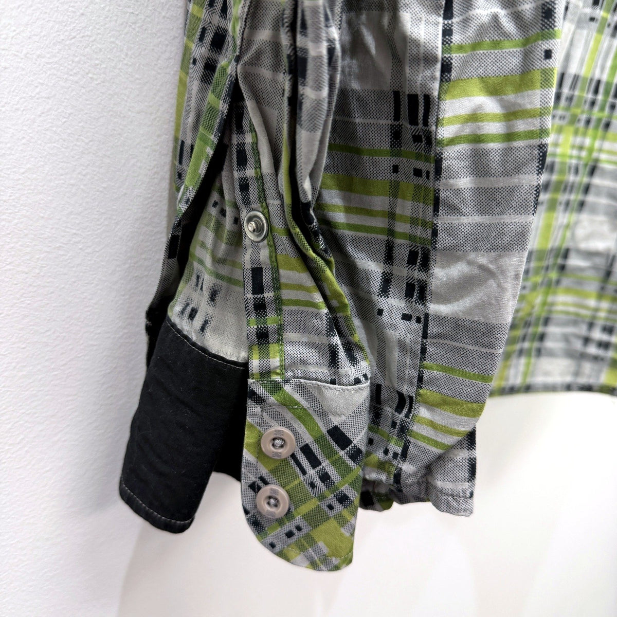 DC Long Sleeve Plaid Button-Up Shirt Mens Multi Color XL