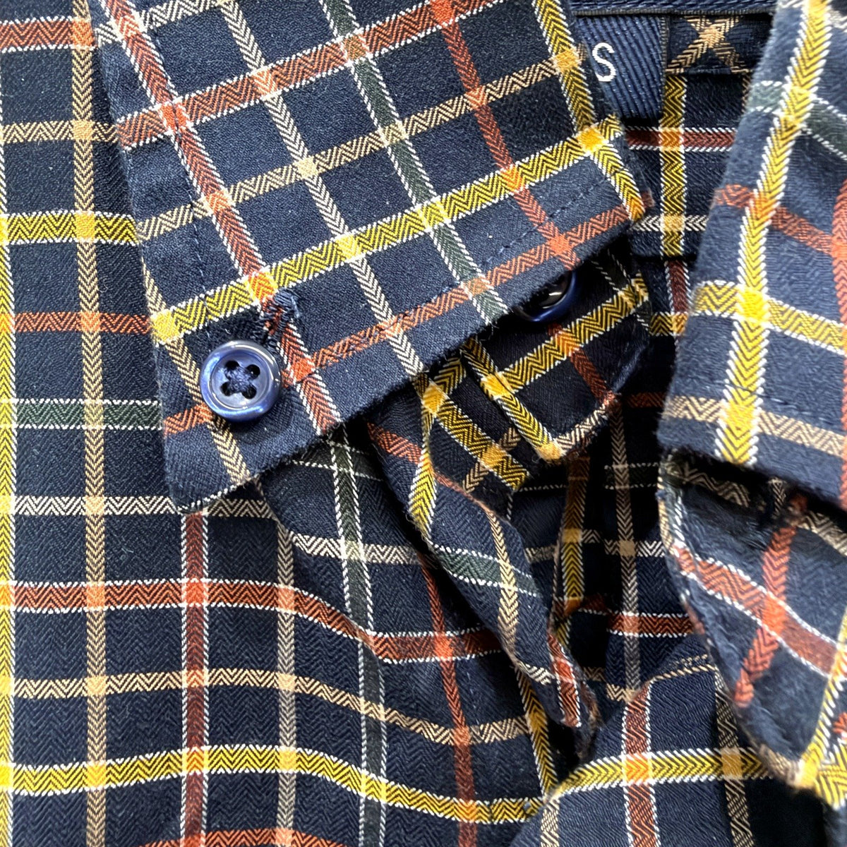 Gazman Mens Multi Color Plaid Long Sleeve Button-Up Shirt Size S NEW