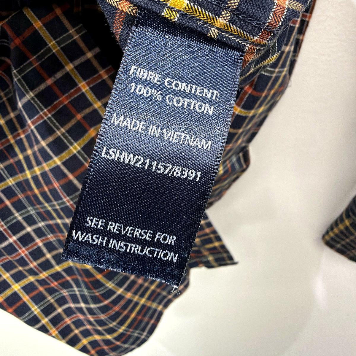 Gazman Mens Multi Color Plaid Long Sleeve Button-Up Shirt Size S NEW