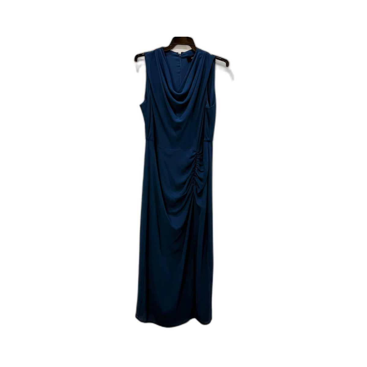 Basque Womens Blue Sleeveless Maxi Dress Cowl Neck Size 10 NEW