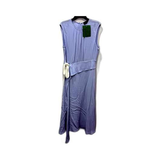 Basque Petite Womens Sleeveless Wrap Dress Ice Blue Size 10 NEW