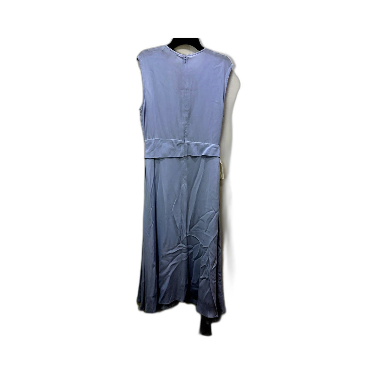 Basque Petite Womens Sleeveless Wrap Dress Ice Blue Size 10 NEW