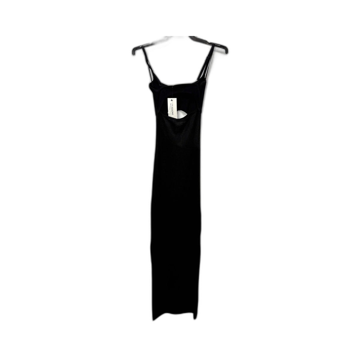 Glassons Womens Black Sleeveless Bodycon Maxi Dress XS Cutout Size XS NEW