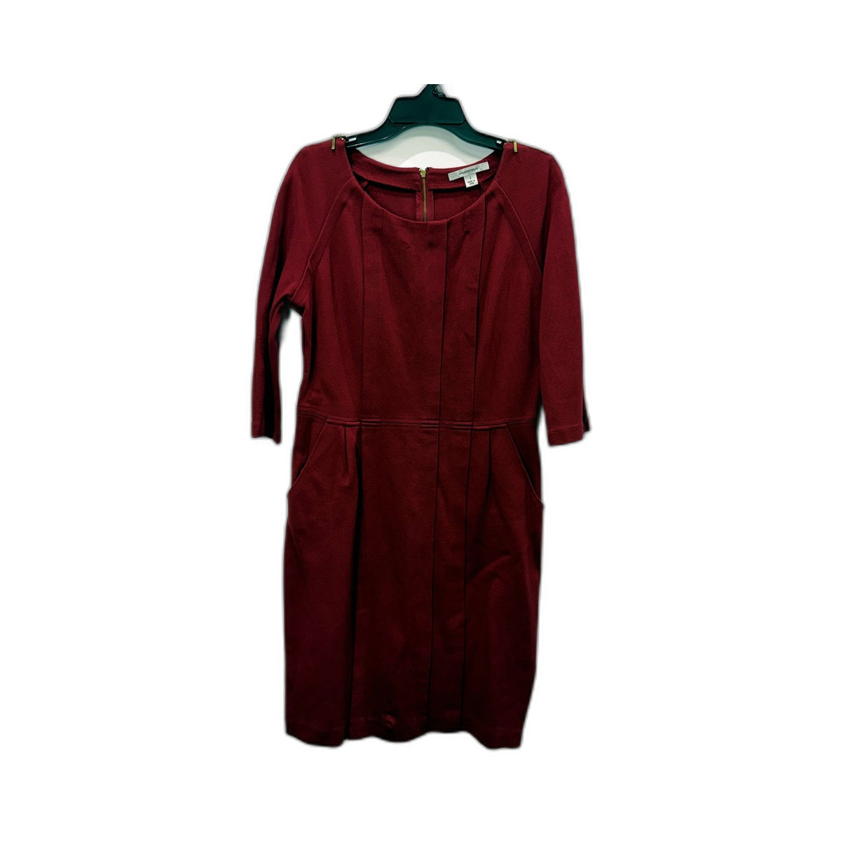 Country Road Womens Burgundy Sheath Dress Elegant Fit Size S