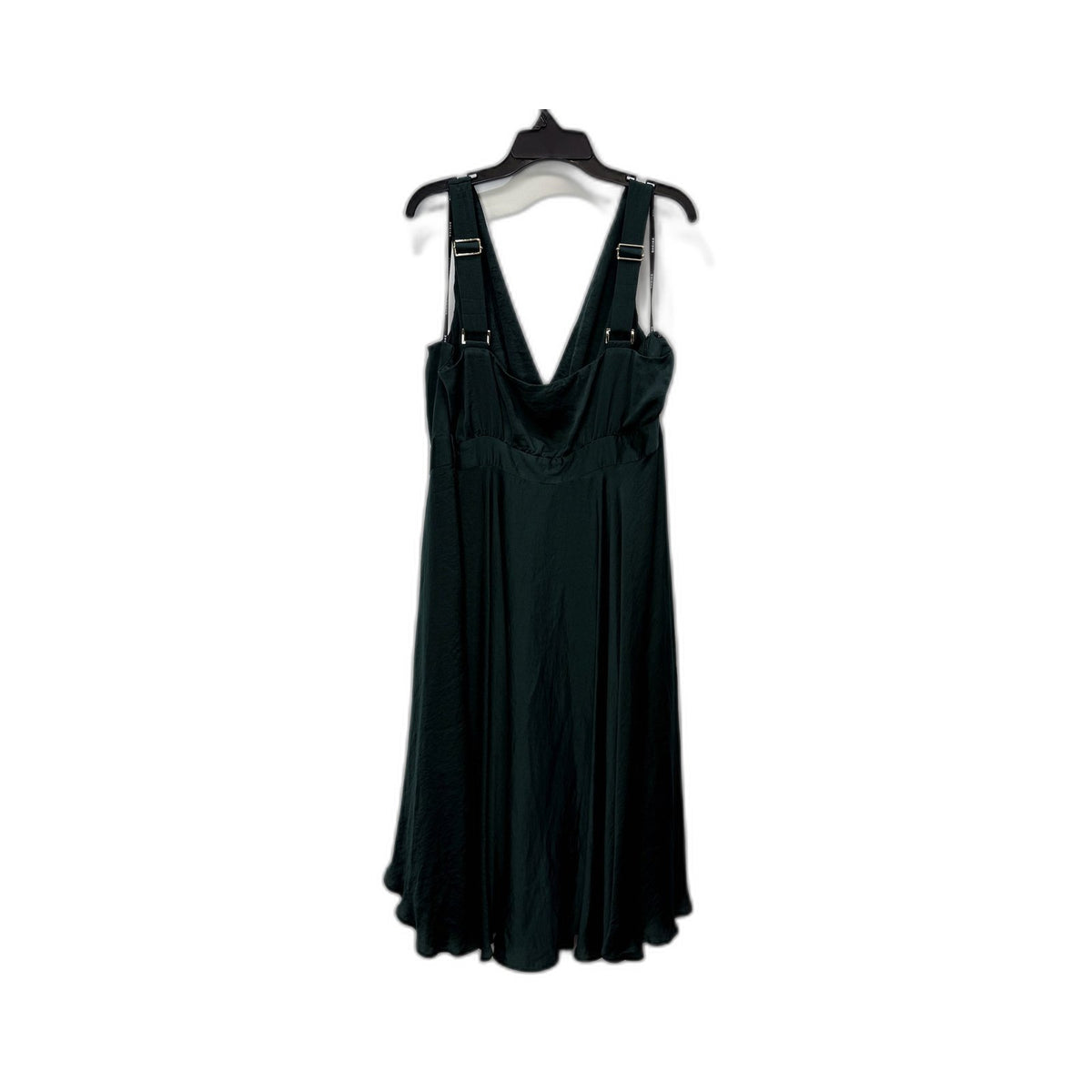 SHEIKE Womens Sleeveless A-Line Dress in Dark Green Forest Size 16
