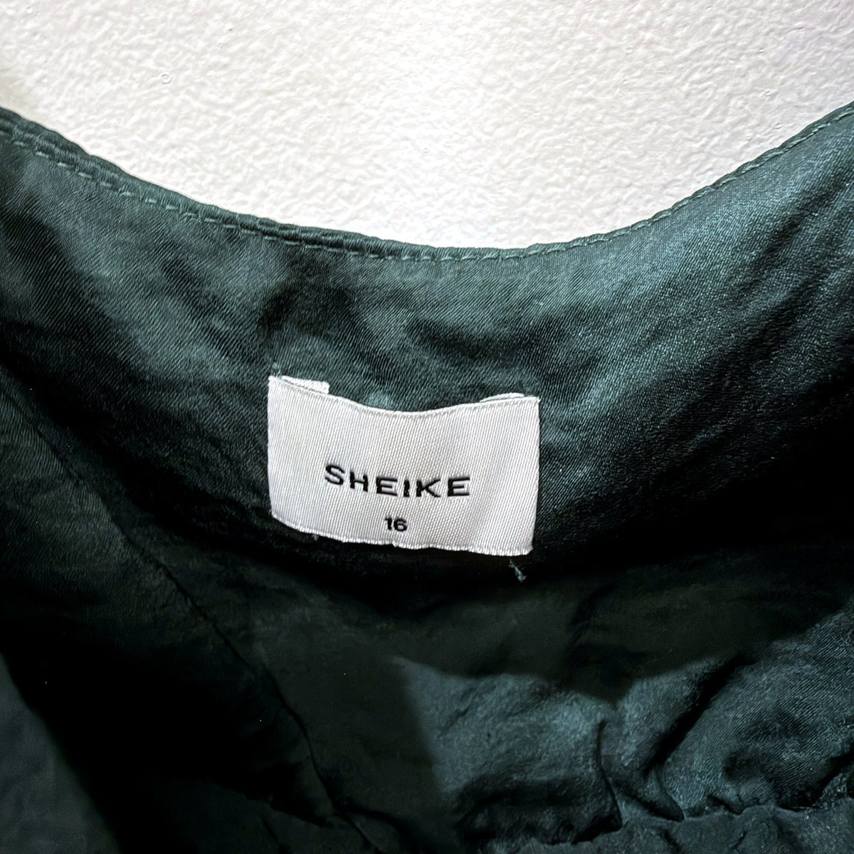 SHEIKE Womens Sleeveless A-Line Dress in Dark Green Forest Size 16