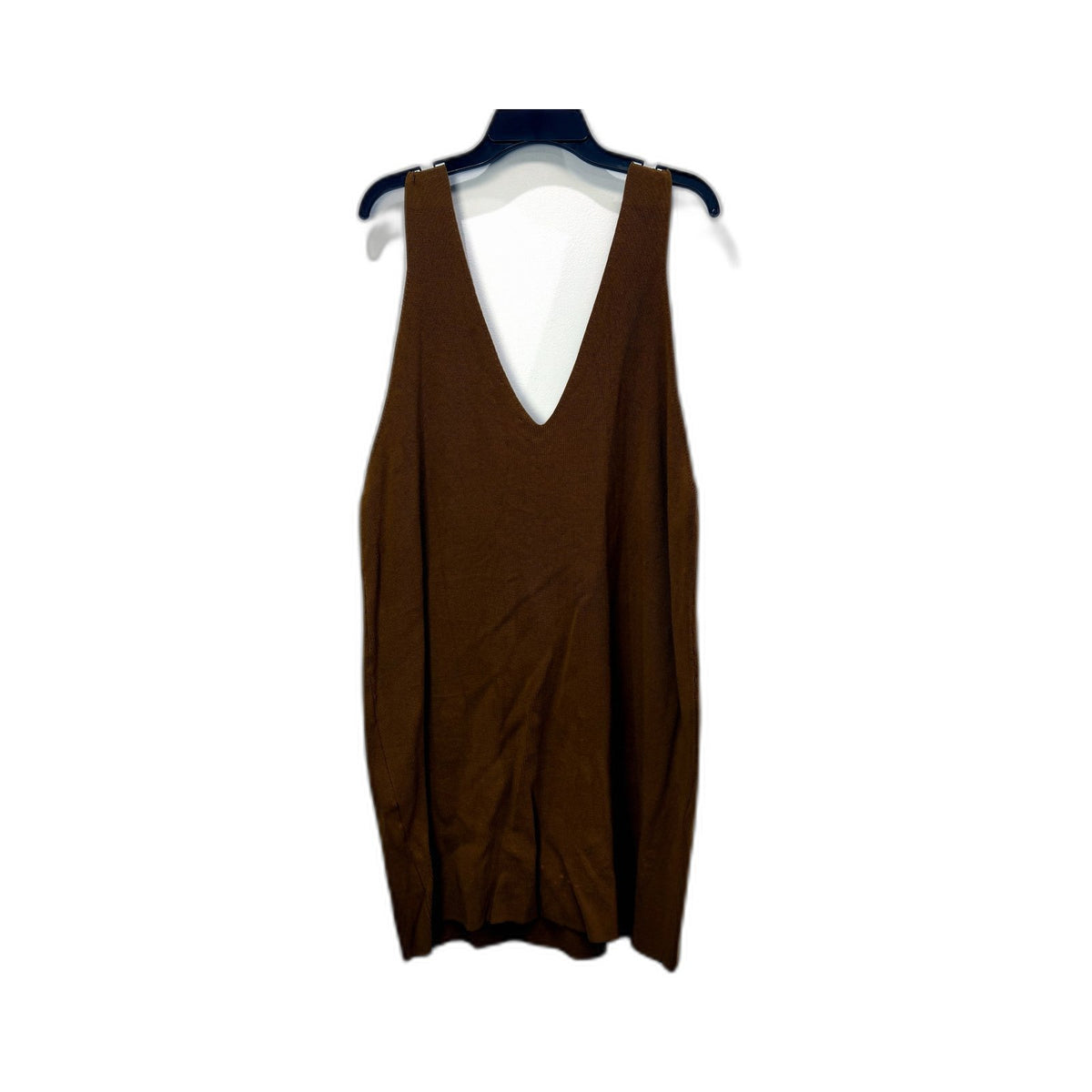 Vero Moda Womens Sleeveless Knit Dress Brown Camel Size M 165/84A