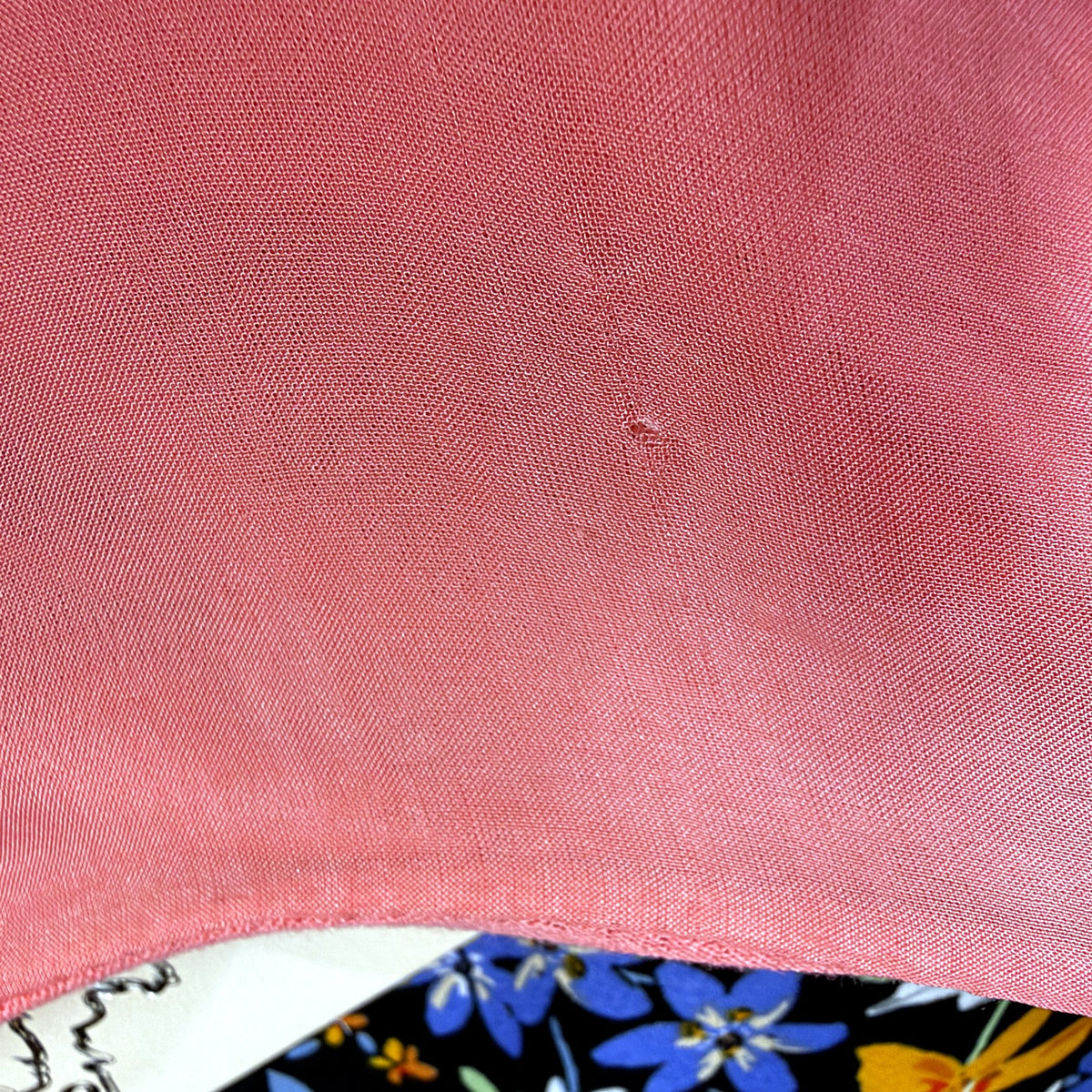 Italy Womens Silk Poncho Draped Cape Coral Pink Size L Top NEW