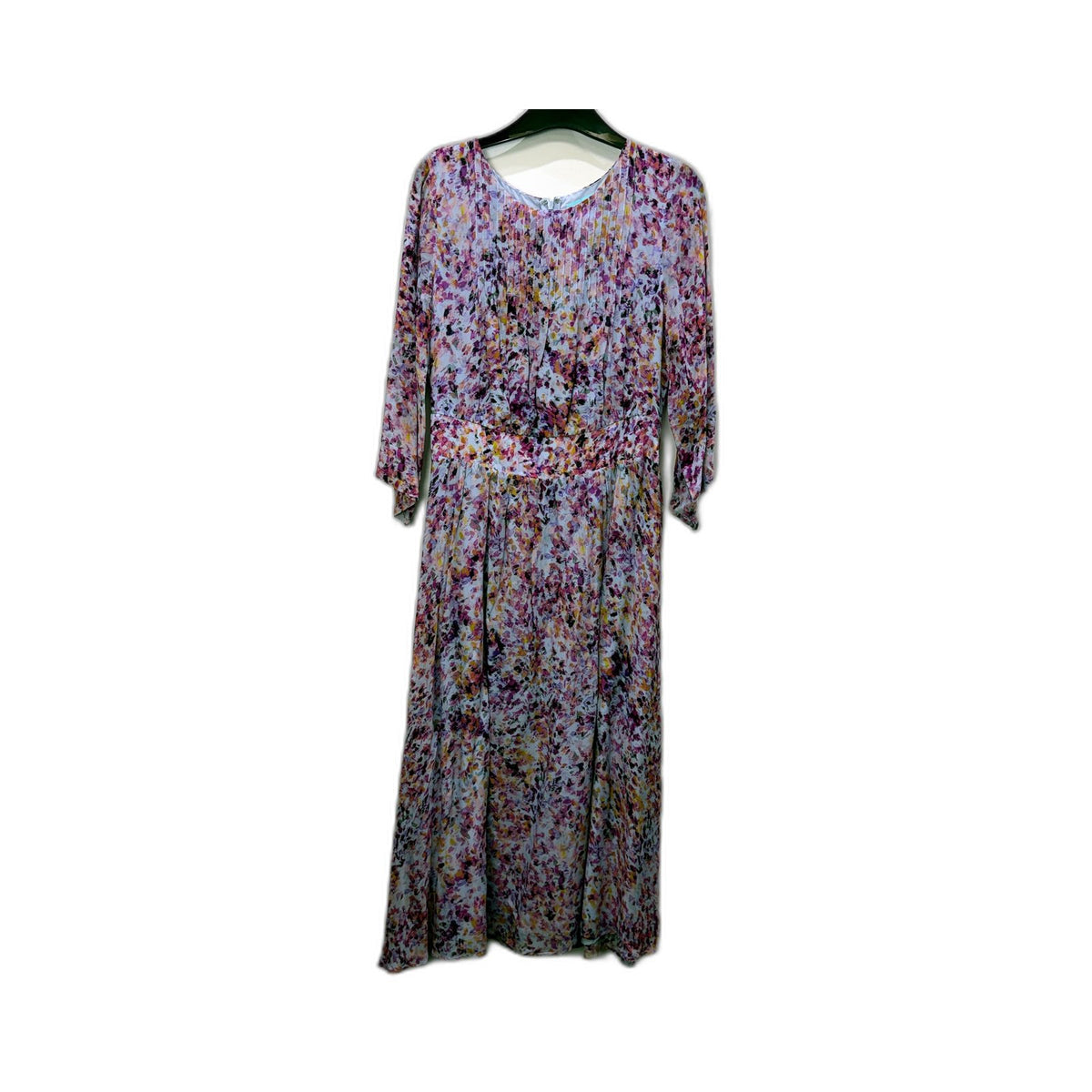 Blue Illusion Womens Lavender Floral Maxi Dress XS Purple Size XS