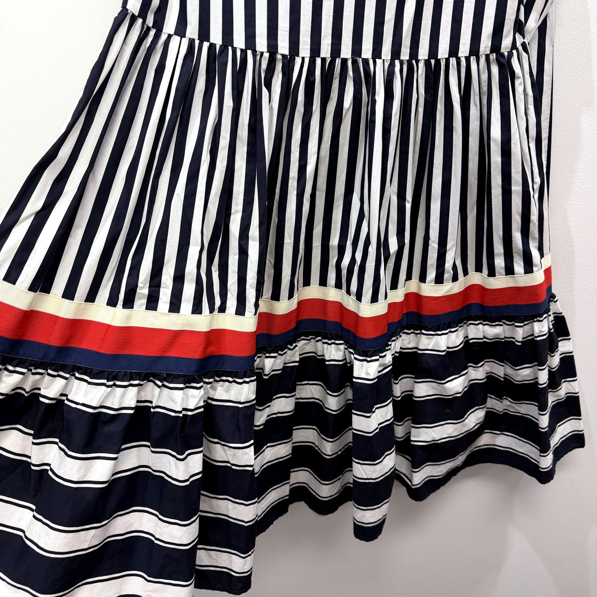 Trelise Cooper Womens Wrap Dress Multi Color Stripe Size 6