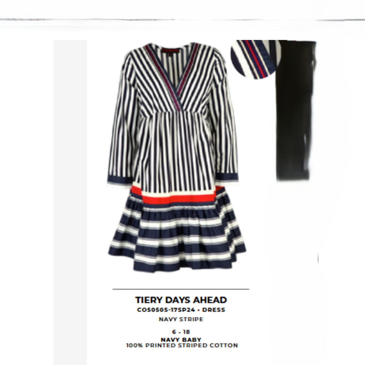 Trelise Cooper Womens Wrap Dress Multi Color Stripe Size 6