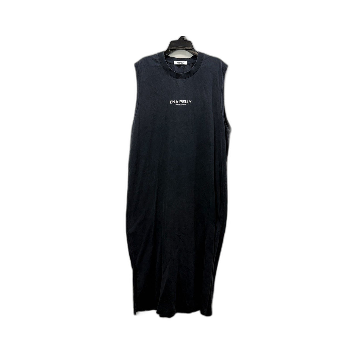 ENA PELLY Womens Sleeveless Tank Dress Grey Vintage Washed Size 14