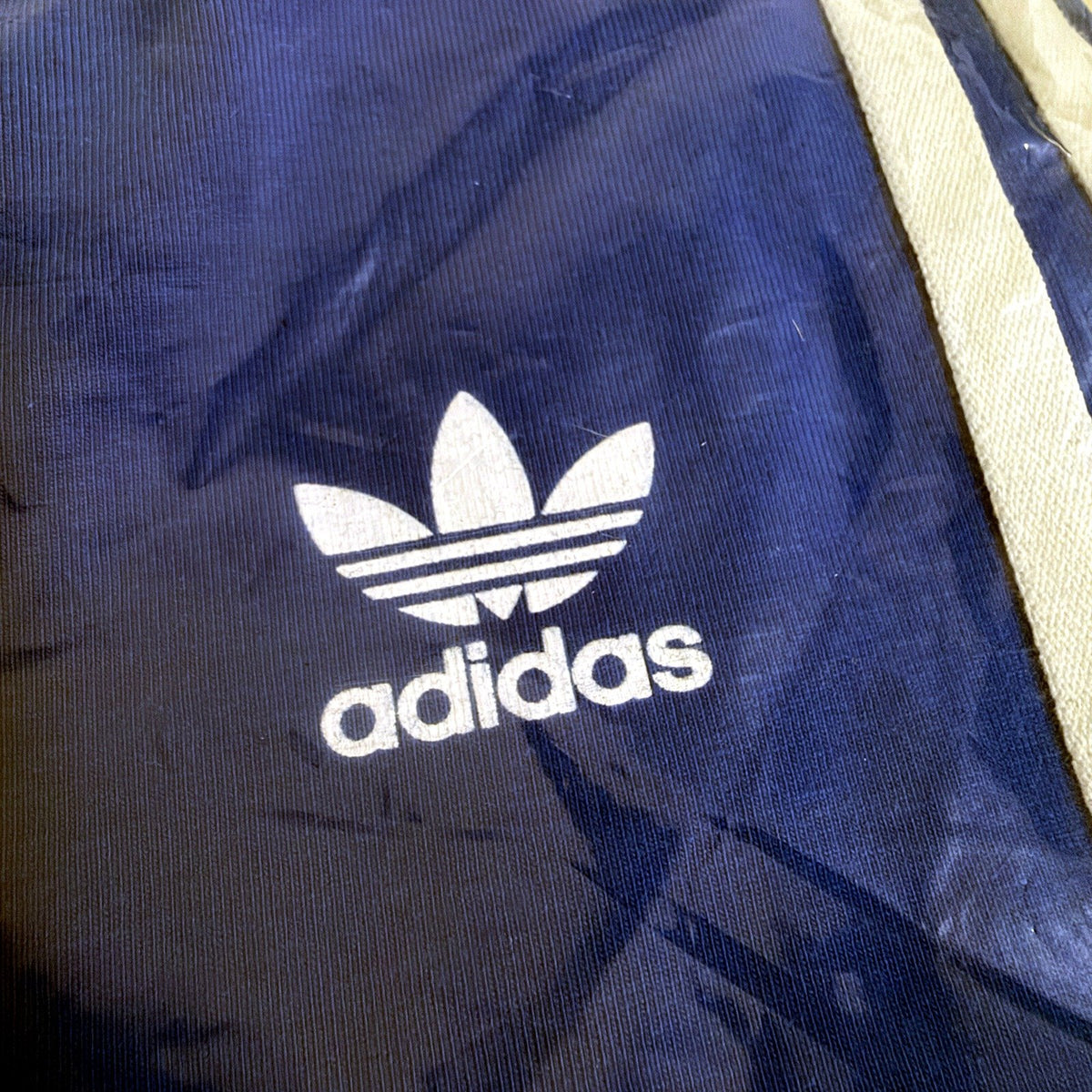 Adidas Womens 3 Stripes Blue Leggings Tight Fit Size 14 NEW