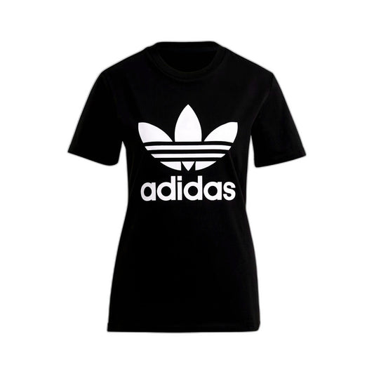 Adidas Unisex Trefoil T-Shirt Black Classic Logo Tee Size 2XS GN2896 NEW