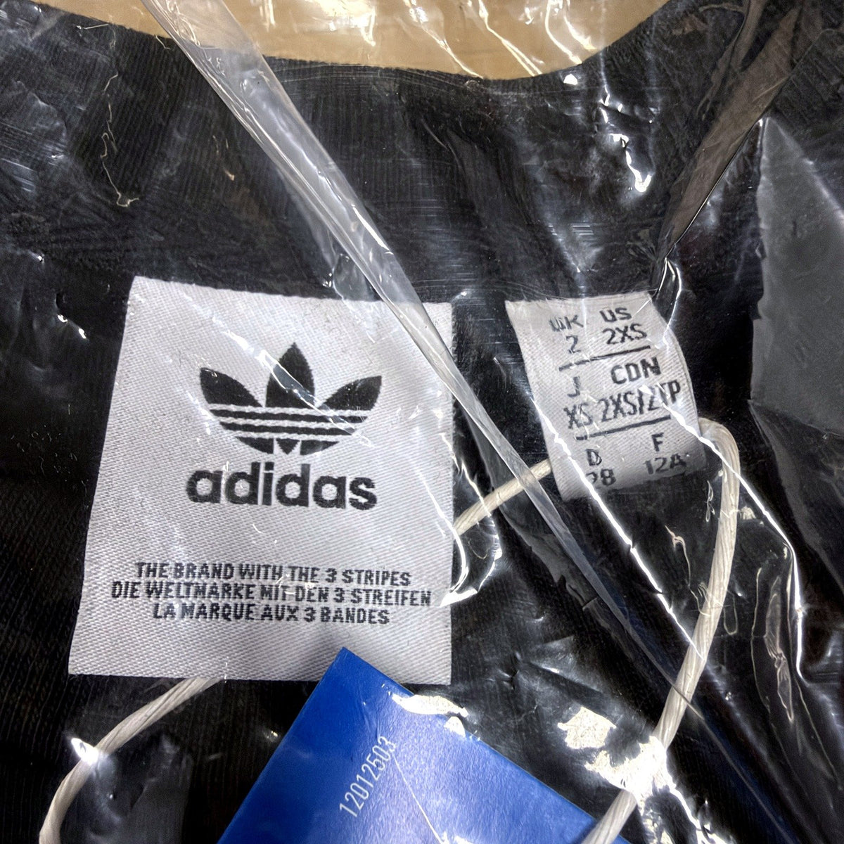 Adidas Unisex Trefoil T-Shirt Black Classic Logo Tee Size 2XS GN2896 NEW