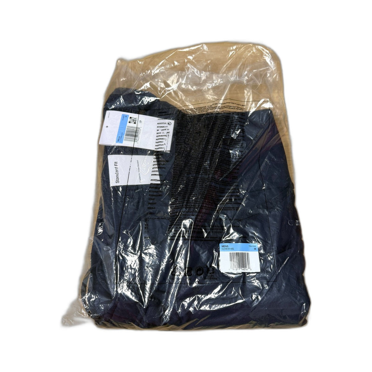 Nike Mens Navy Dri-Fit Training Pants Fleece Size M CU4949-451 NEW