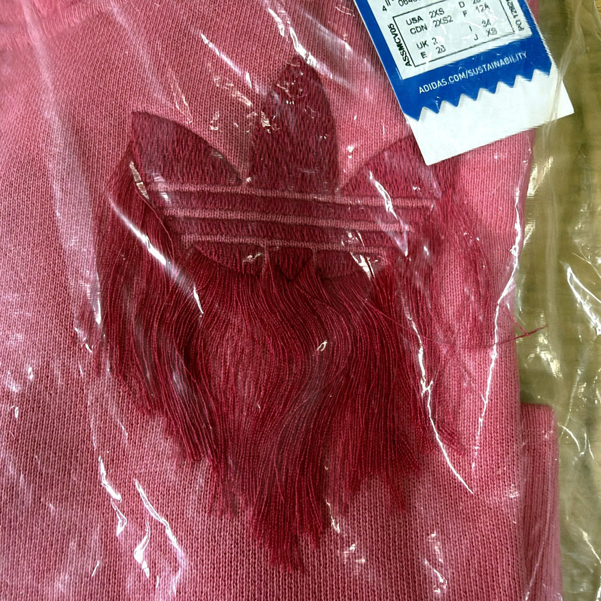 Adidas Womens Cropped Hoodie Sweatshirt Pink 2XS H18072 Size 2XS NEW