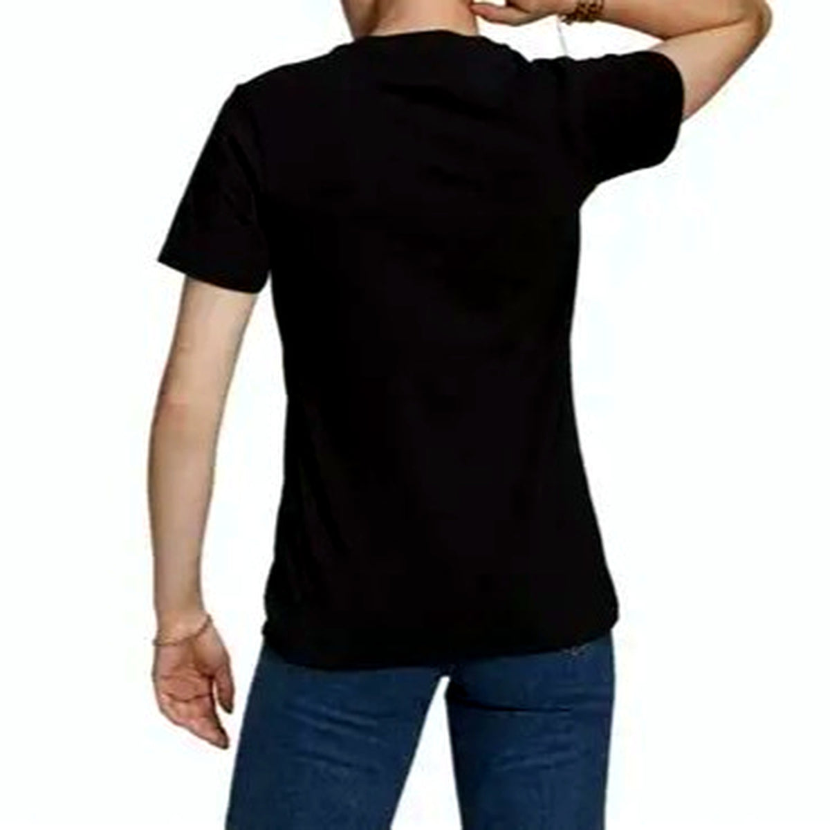 Adidas Womens Trefoil T-Shirt Classic Black Logo Size S GN2896 NEW